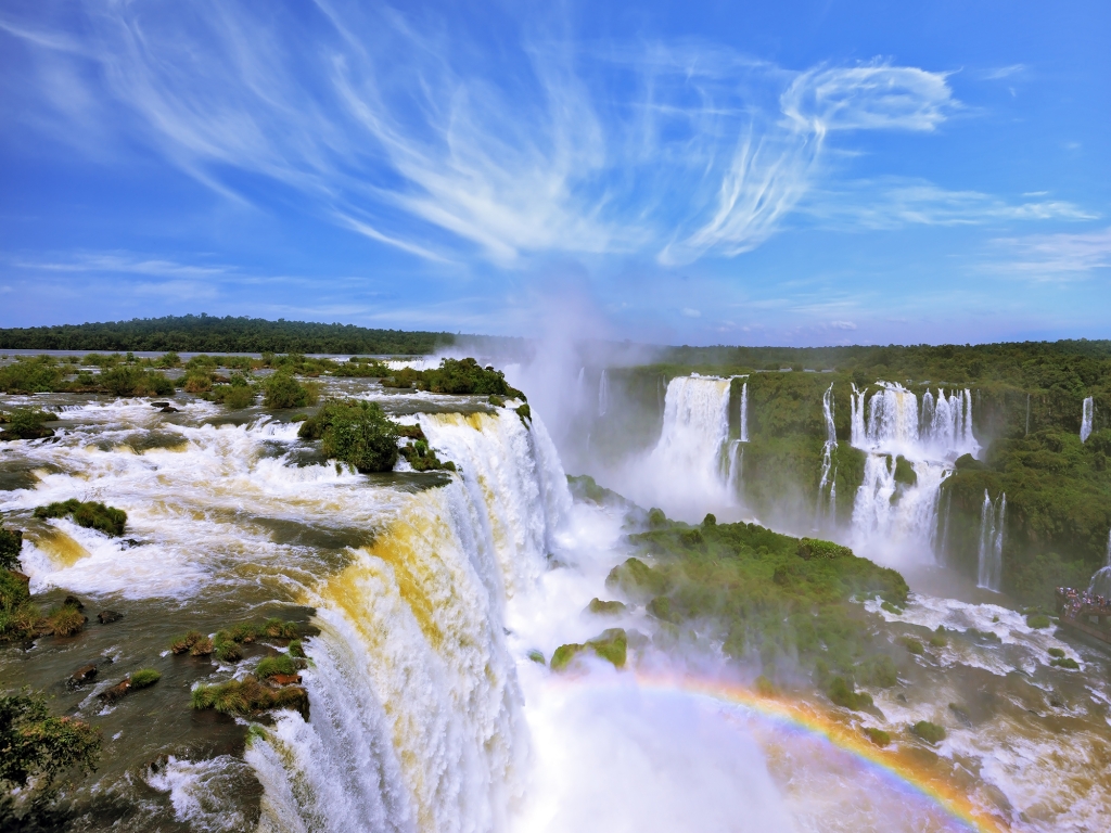 Les chutes d’Iguazu côté brésilien